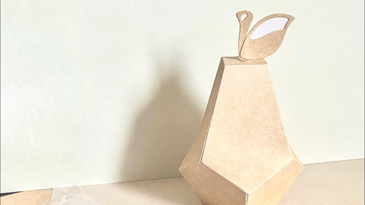 Anleitung „Birnen-Box“ von Alexandra Renke 🍐#alexandrarenke #basteln