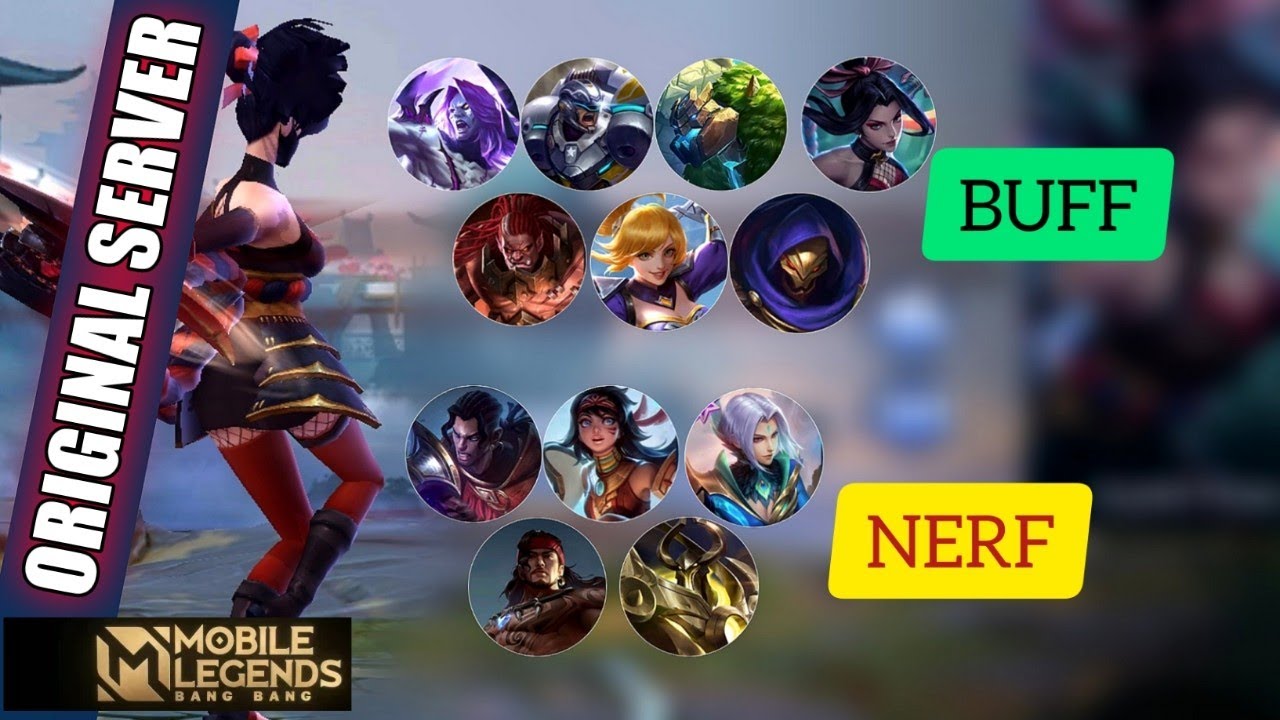 MOSKOV DI BUFF, LAPU NERF || HERO UPDATE ORIGINAL SERVER || MOBILE LEGENDS