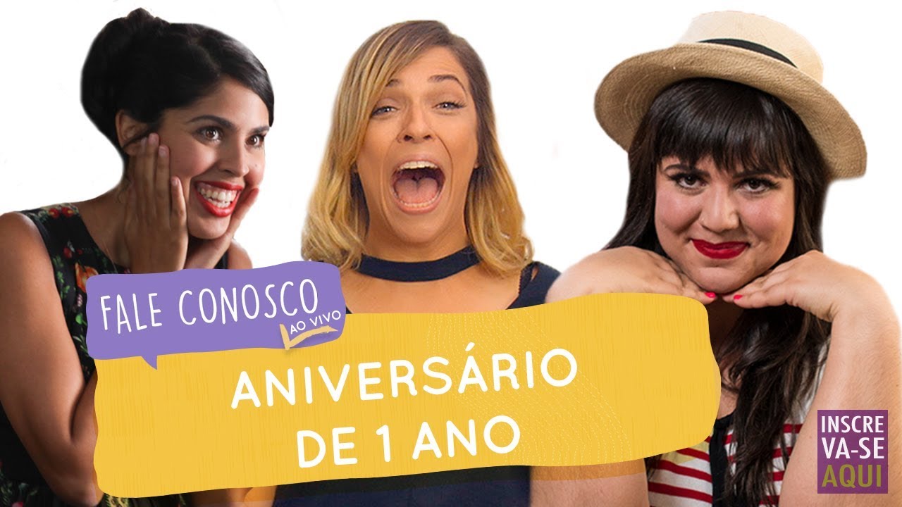 FALE CONOSCO AO VIVO: Aniversário de 1 ano direto do Youtube Space | #47 | Júlia Rabello