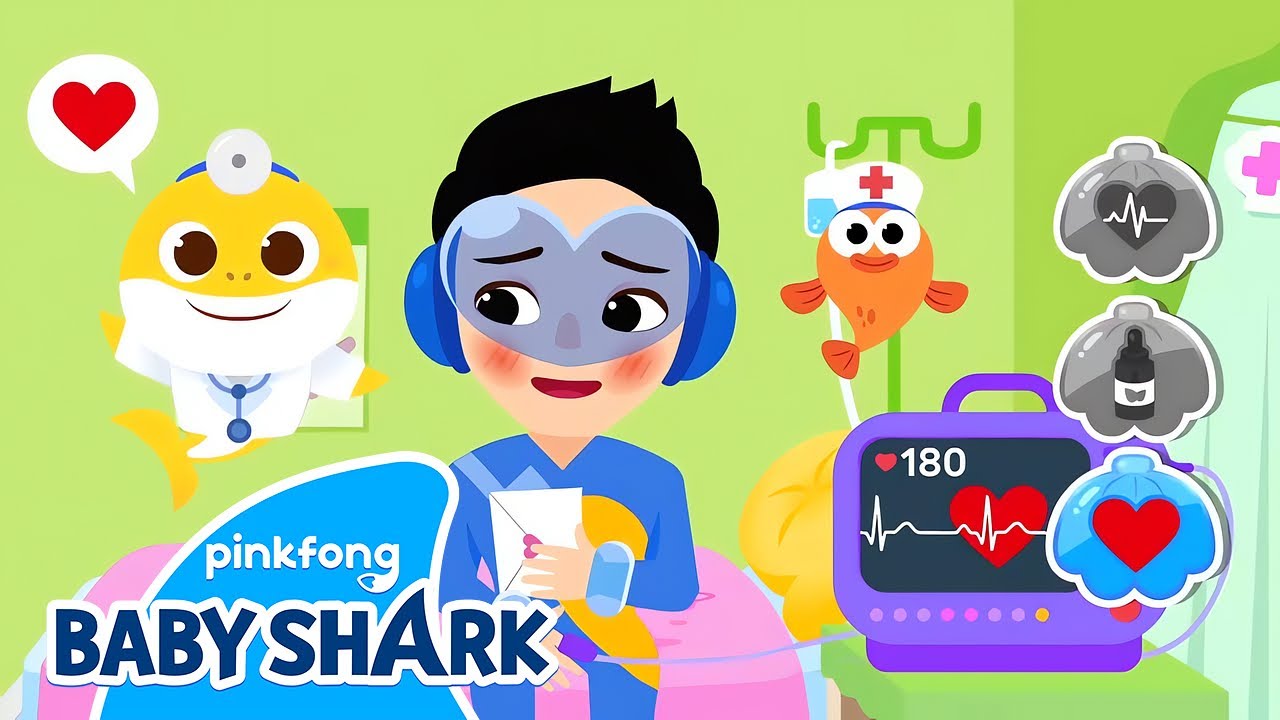 💔Baby Shark Doctor, My Heart is Broken | +Compilation | Hospital Play | Baby Shark Official
