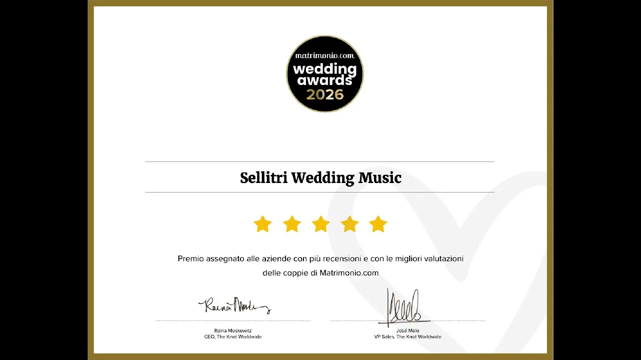 Wedding Awards 2026 🏆 Sellitri Wedding Music 🎶🔥 Live Wedding Music in Tuscany and Umbria