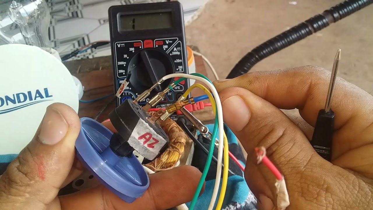 como saber se a bobina do ventilador Mondial estar queimada ou estar boa