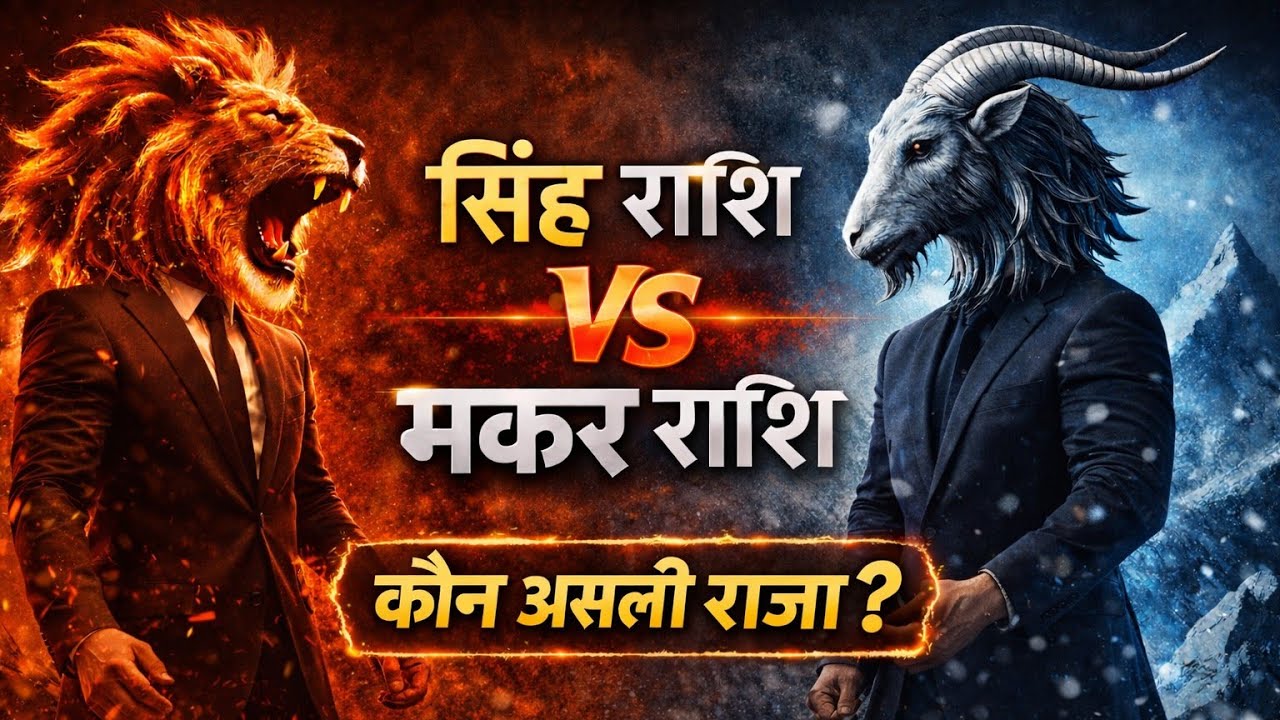 सिंह vs मकर | कौन है असली राजा? #rashifaltimes #SinghRashi #makarRashi #astrologyhindi #singhvsmakar