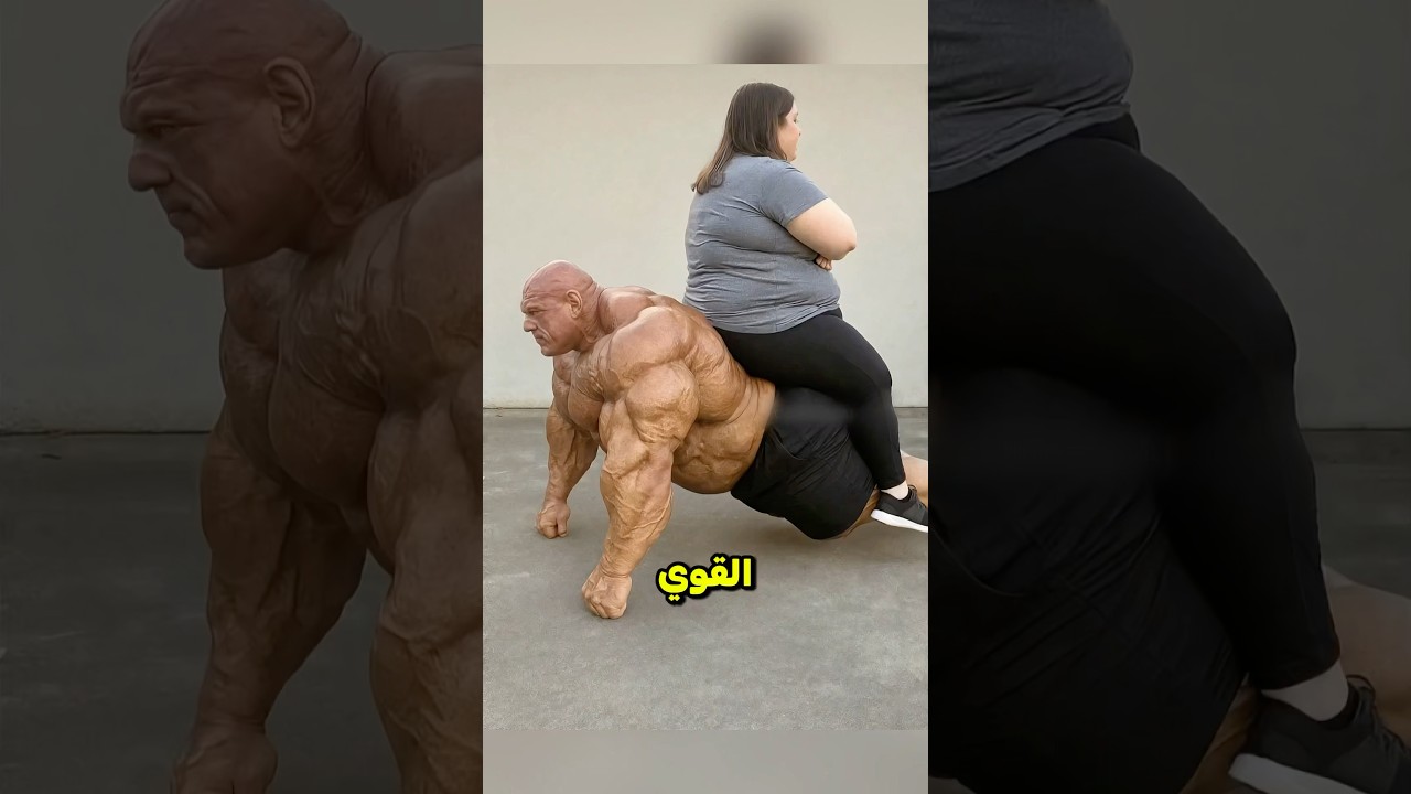 لاعب كمال الأجسام هذا لديه عضلات حديدية 😳!؟