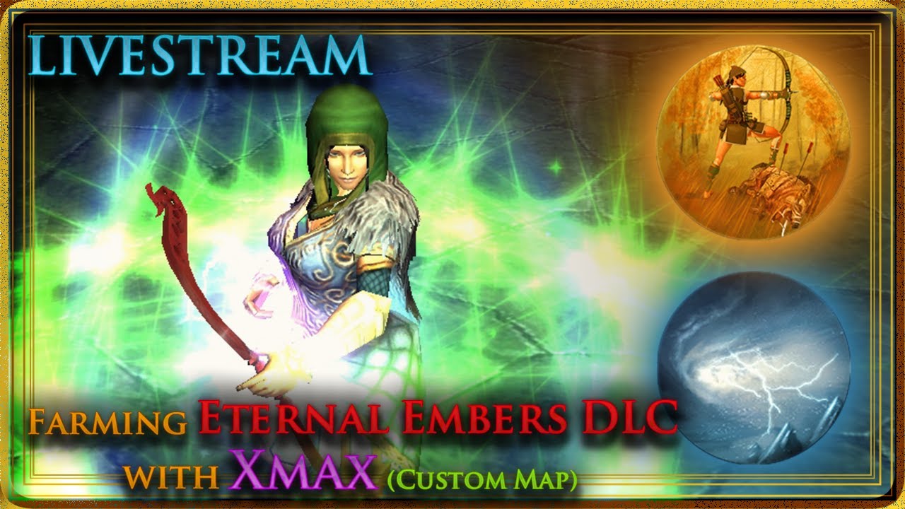 Titan Quest _ Farming around in Eternal Embers DLC with Xmax custom map _ 23/12/2021