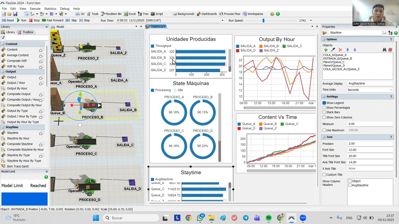 Simulación en FlexSim
