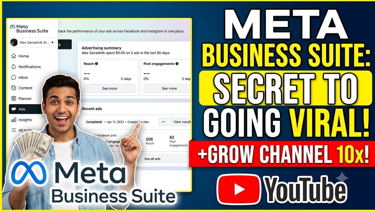 Настройте Meta Business Suite за 2 минуты (экономьте часы каждую неделю!)