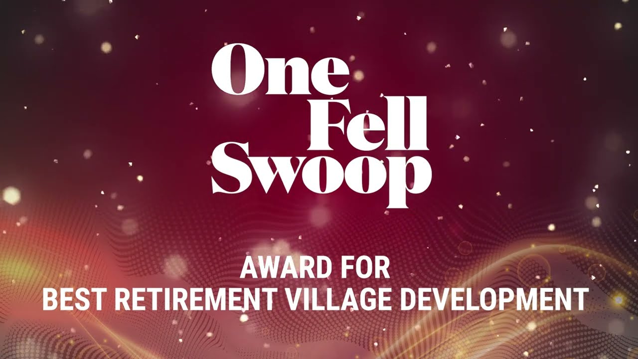 2023 One Fell Swoop Award for Best Retirement Village Development Winner - Pavilions Blackburn Lake