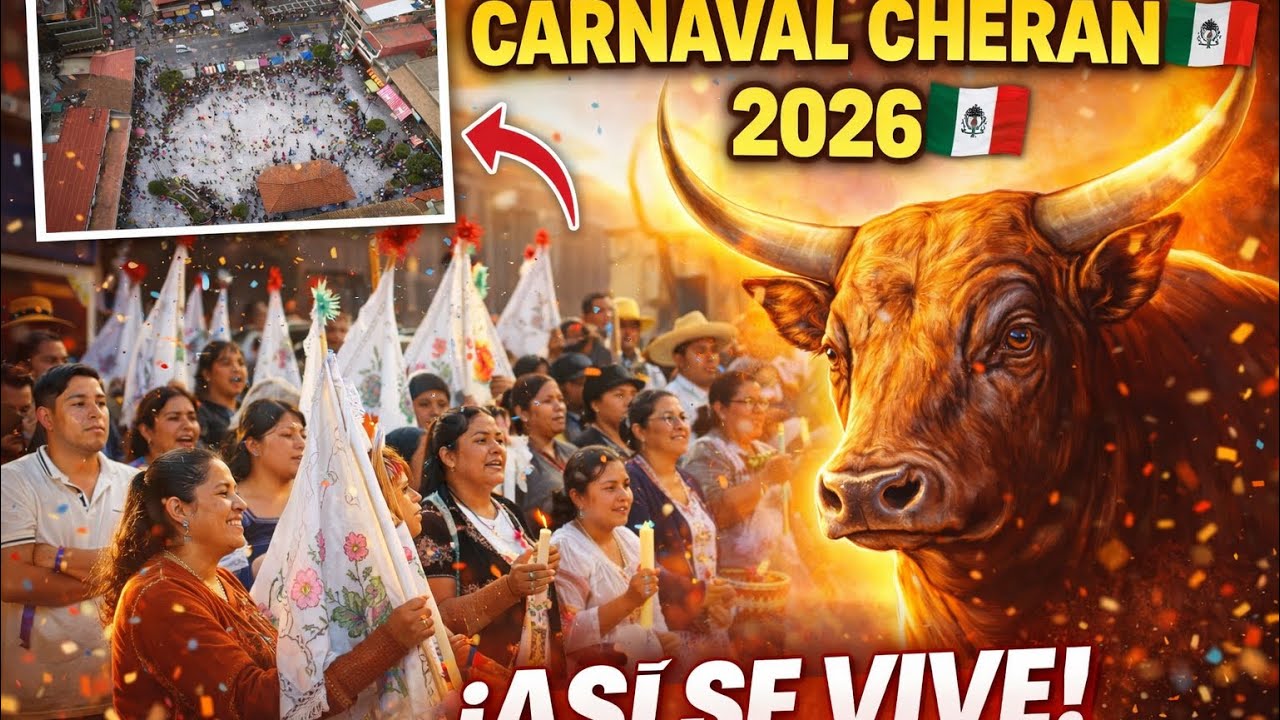 🔥CARNAVAL 2026 CHERÁN MICHOACÁN 🇲🇽🔥