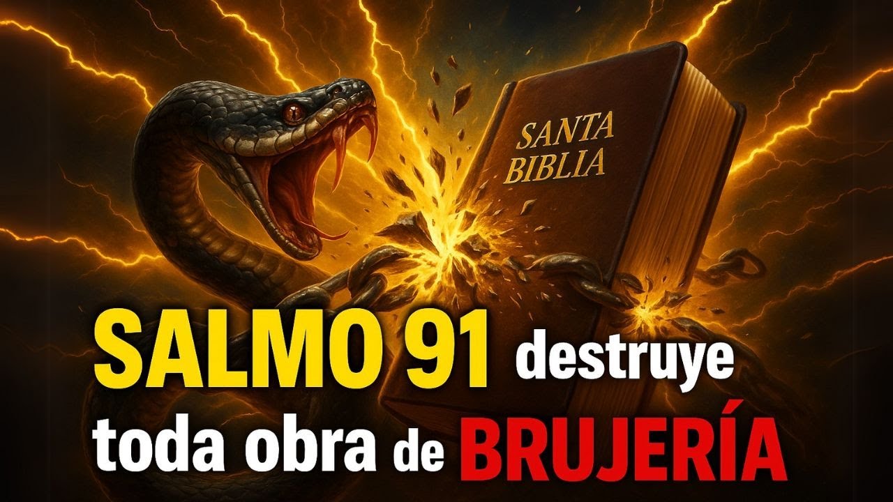 SALMO 91 - ORACIÓN PODEROSA PARA ROMPER LAZOS ESPIRITUALES, BRUJERÍA y la furia del DIABLO