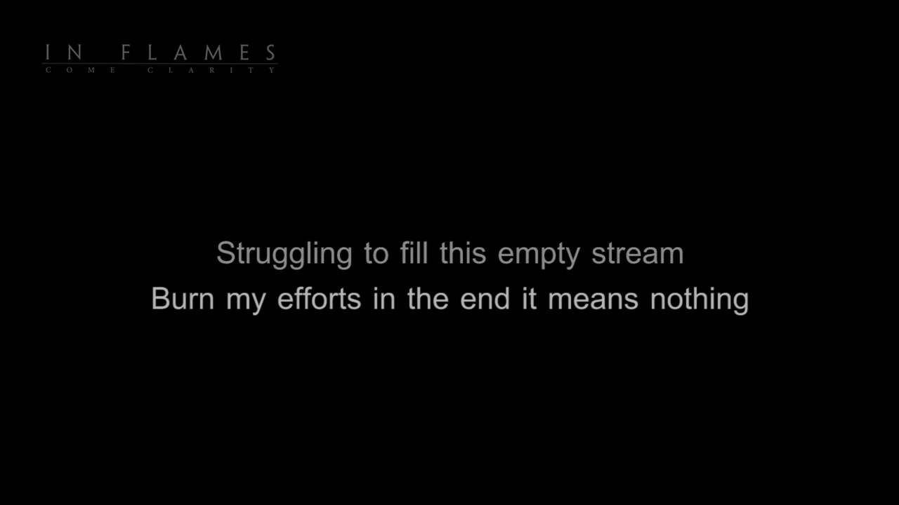 In Flames - Take This Life [Lyrics in Video]