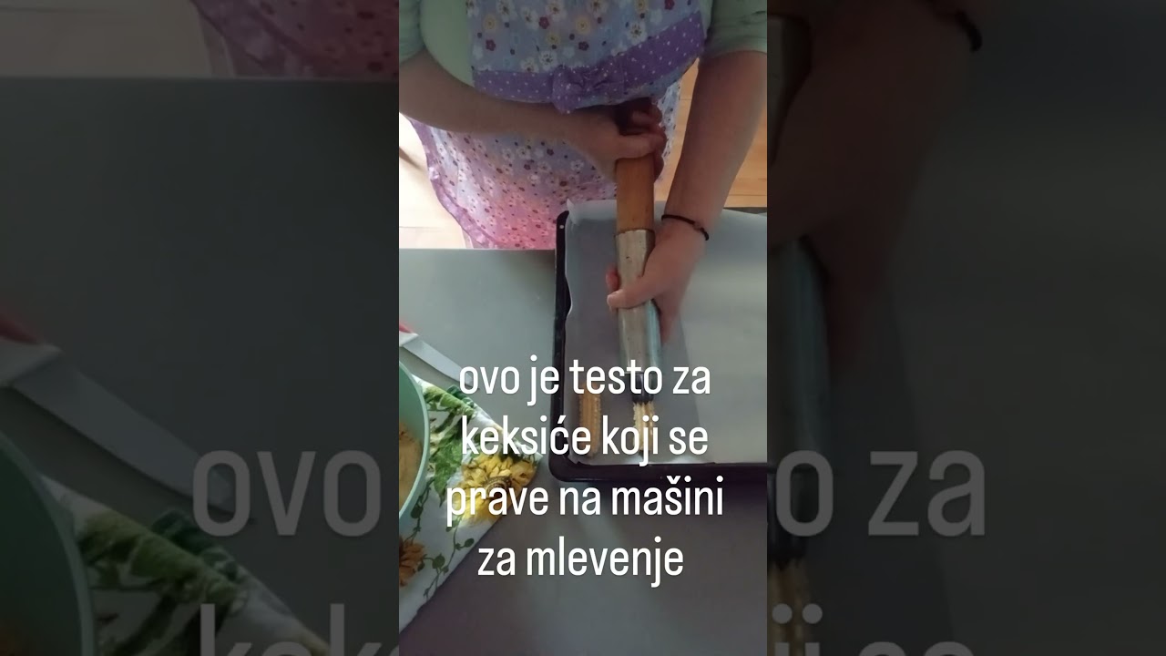 Domaći keksići. Starinski recept za kekse na ma&scaron;inu. Miris i ukus detinjstva. Kolači sa mast #food
