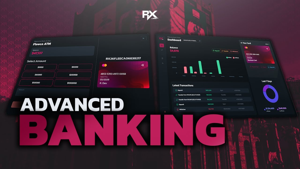 Advanced Banking - FiveM Script (ESX, QBCORE & QBOX)