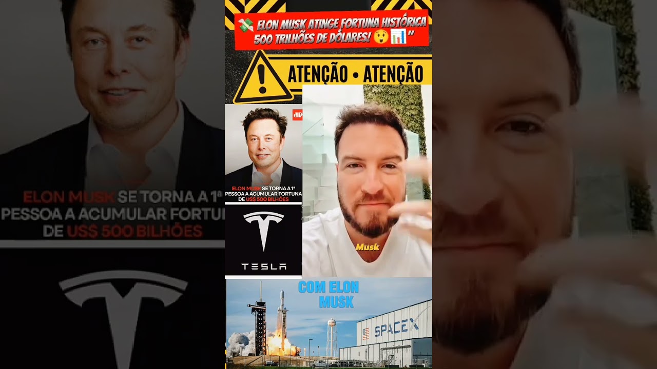 #bilion&aacute;rios  #tesla  #elonmusksuccess #tiagonigro #elonmusk #tesla #investimentos #fortuna