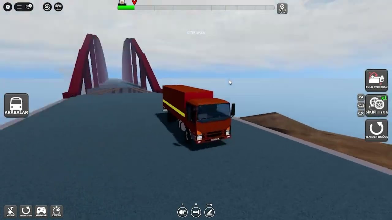 Merhaba arkadaşlar bugün Tehlikeli bir sürüş oynadık / ROBLOX \ 