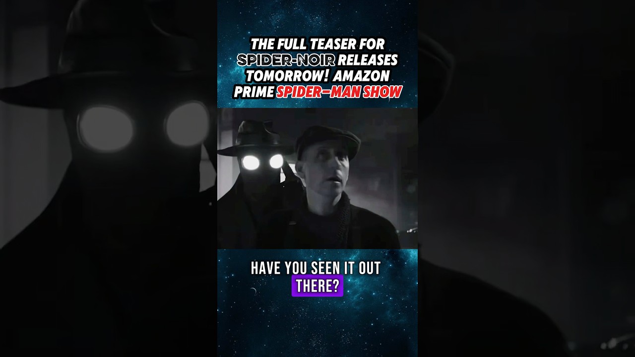 SPIDER-NOIR TEASER TRAILER! Nicolas Cage Amazon Prime Spider-Man Noir Marvel TV Show! Ben Reilly!