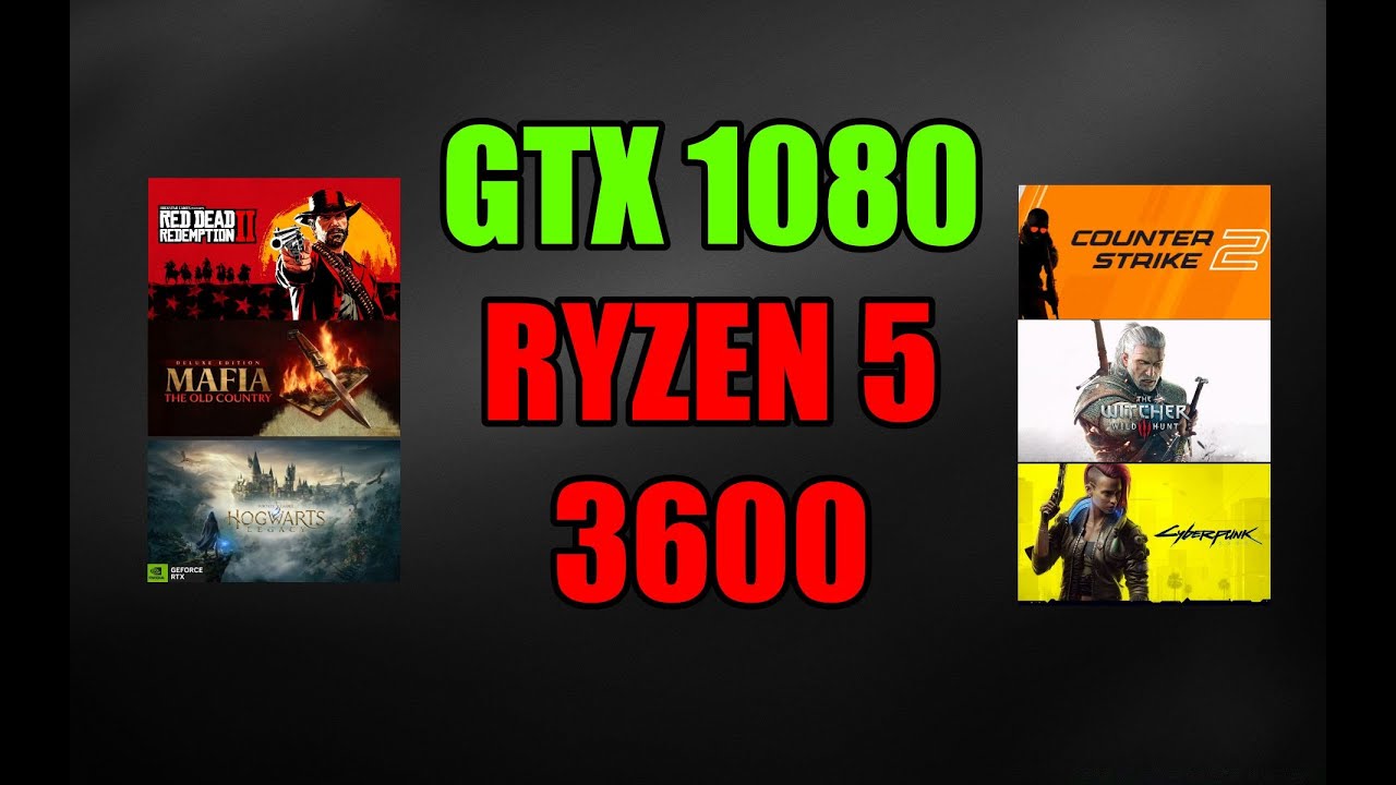 GTX 1080 + Ryzen 5 3600 : Test in 1080p - GTX 1080 Gaming test