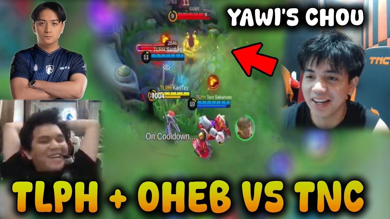 INTENSE GAME! 🤯 TLPH WITH OHEB MEET YAWI AND TNC IN A RANK GAME..