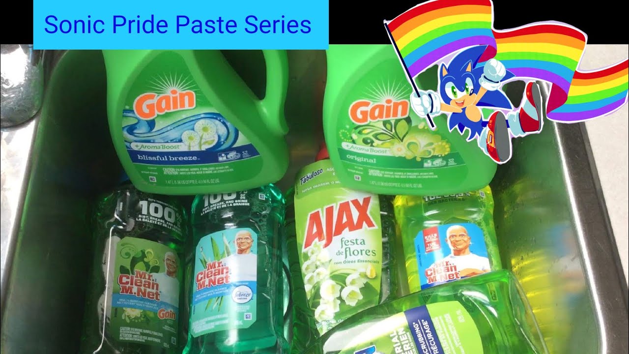 Pride Paste Series. Rainbow Pride Paste. 3/7 GREEN products & 25 Cans of Comet 💫