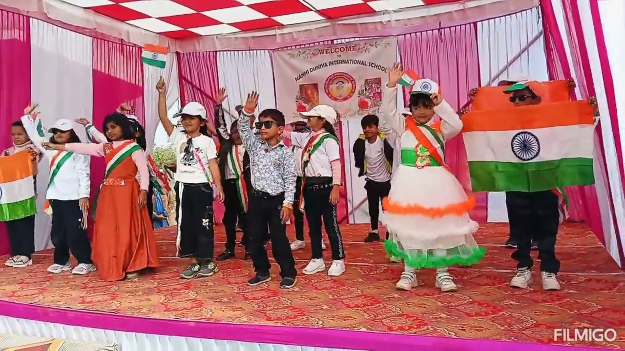 Nanhi Duniya International School #26 January #dance performance #class first #Jaihind