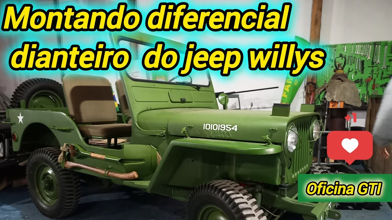 Montando o diferencial  dianteiro do jeep willys 51
