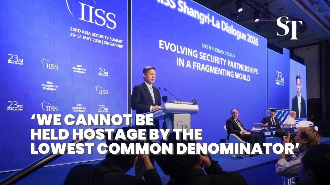 'Coalitions of the able and willing': Chan Chun Sing's call as nature of conflict evolves