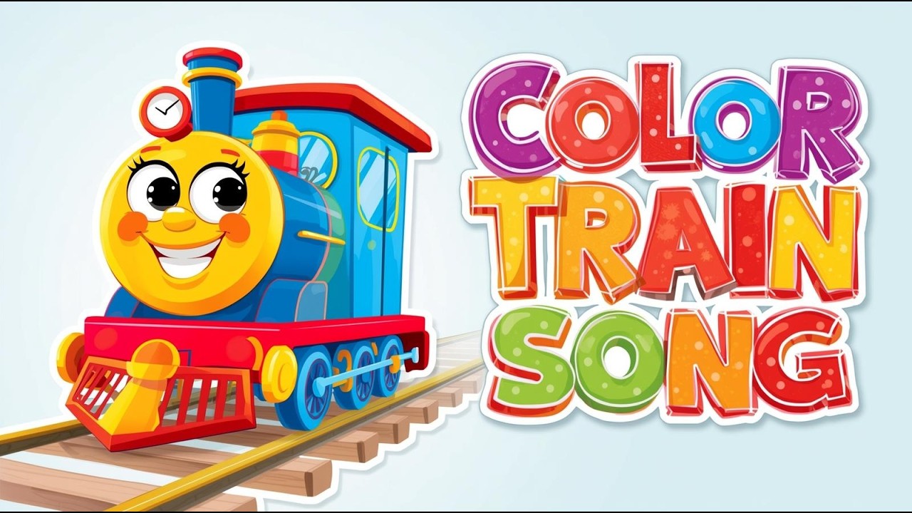 Color Train Song for Kids | Learn Colors with Fun and Music! - #trainsong #colortrain #