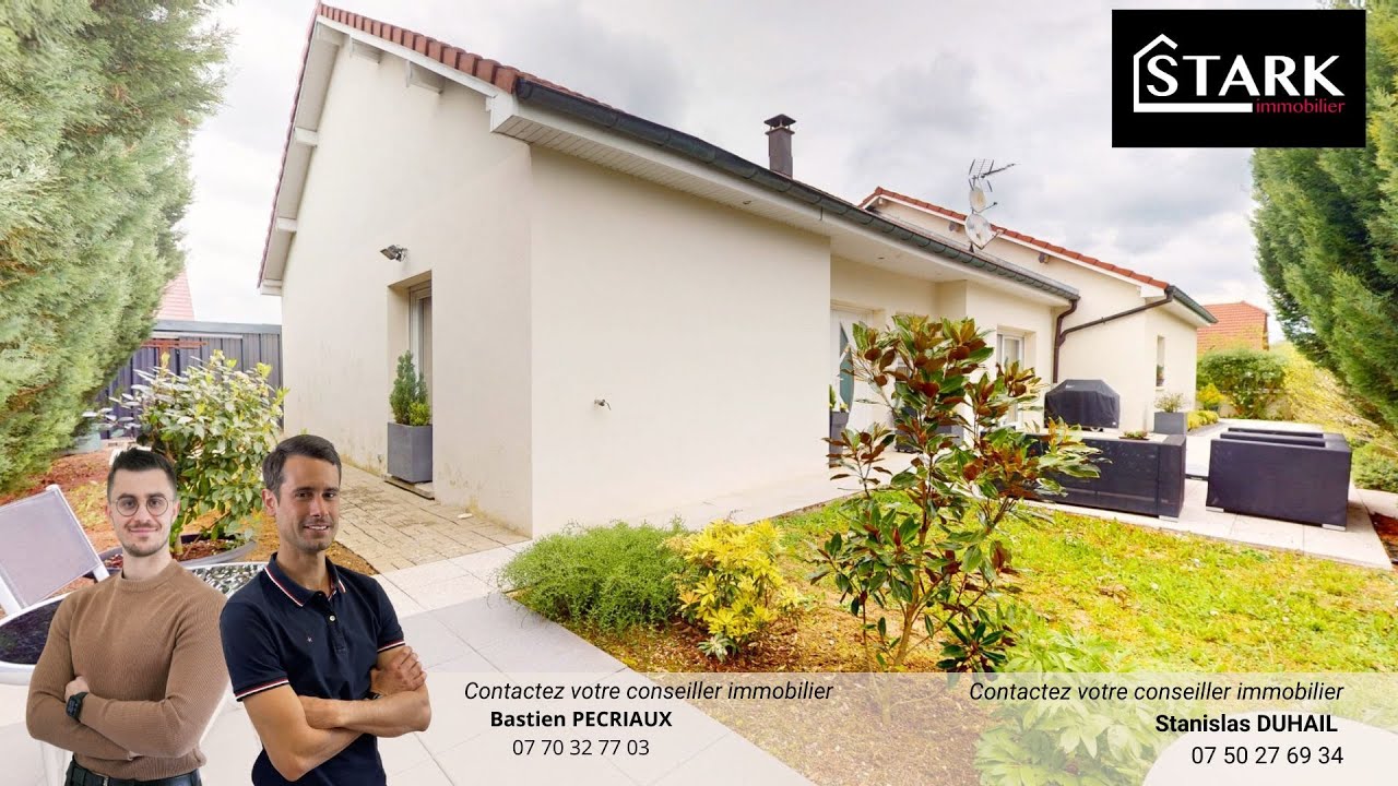 🤩 Superbe maison F6 plain-pied avec étage 🏡
