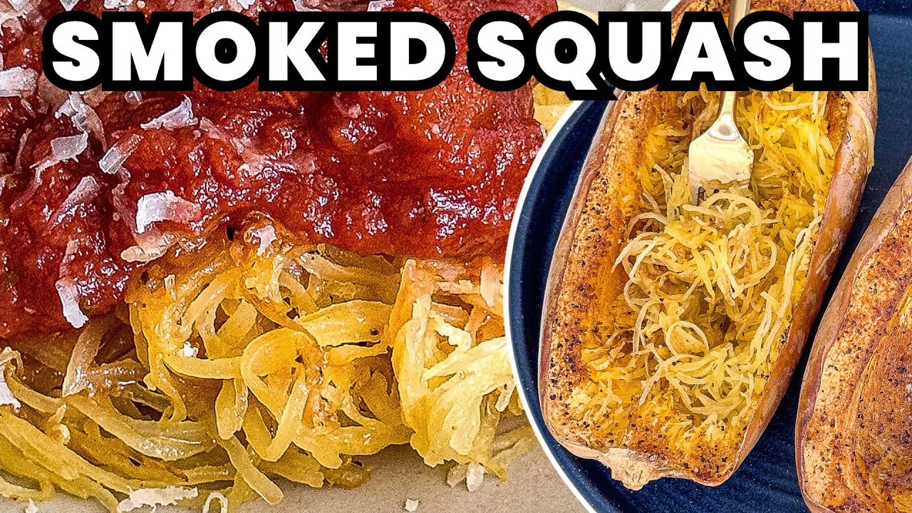 Traeger Копченые спагетти с кабачками