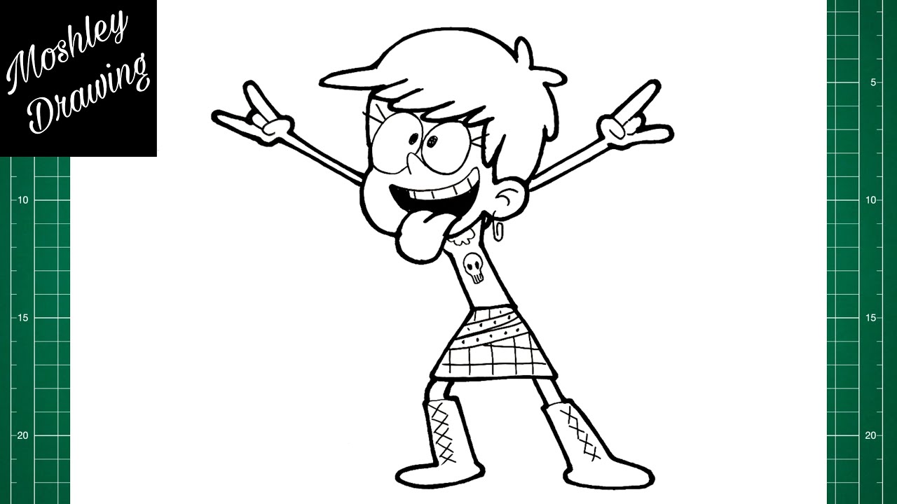 How to Draw Luna Loud - The Loud House
