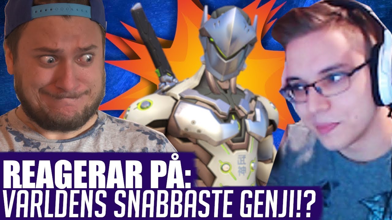 REAGERAR PÅ: NECROS - VÄRLDENS SNABBASTE GENJI!? [Overwatch]