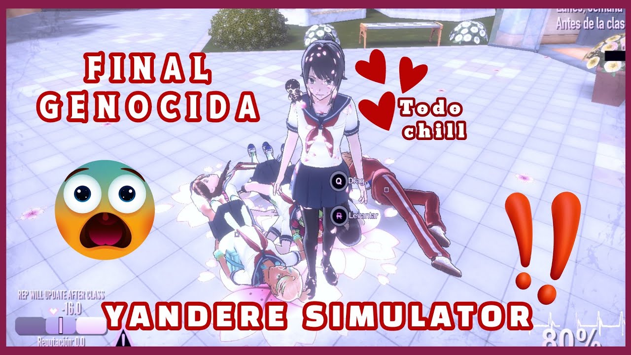 YANDERE SIMULATOR FINAL GENOCIDA 🫀🩸 || Intentándolo pasar 😔🤟