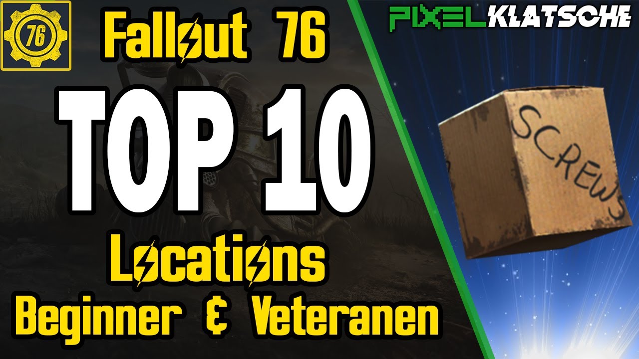 Fallout 76 - Top 10 Locations für Schrauben | Farm Guide Deutsch