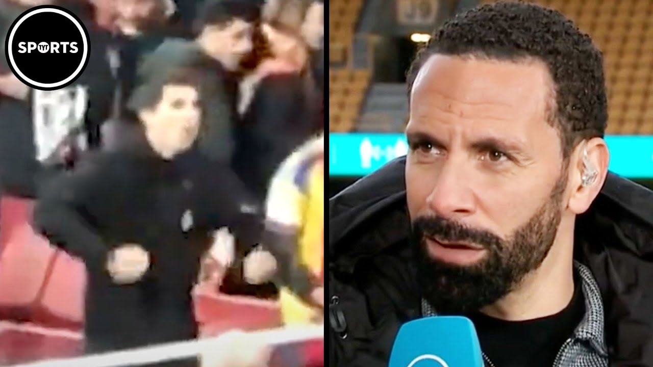Rio Ferdinand Reacts to Fan's Racist Gesture Towards Him