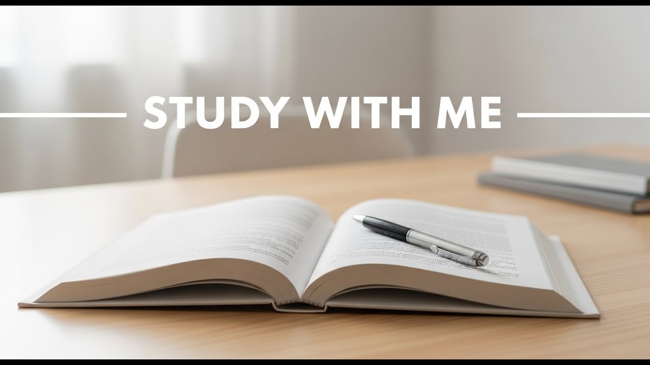 1-Hour Study With Me | Calm Piano Soundscape | Deep Focus