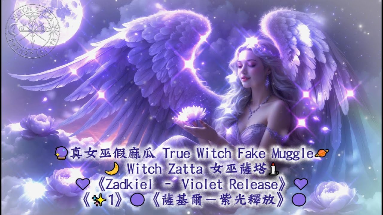 《✨1》🟣《薩基爾－紫光釋放》🟣💜大天使💜《Zadkiel – Violet Release》💜
