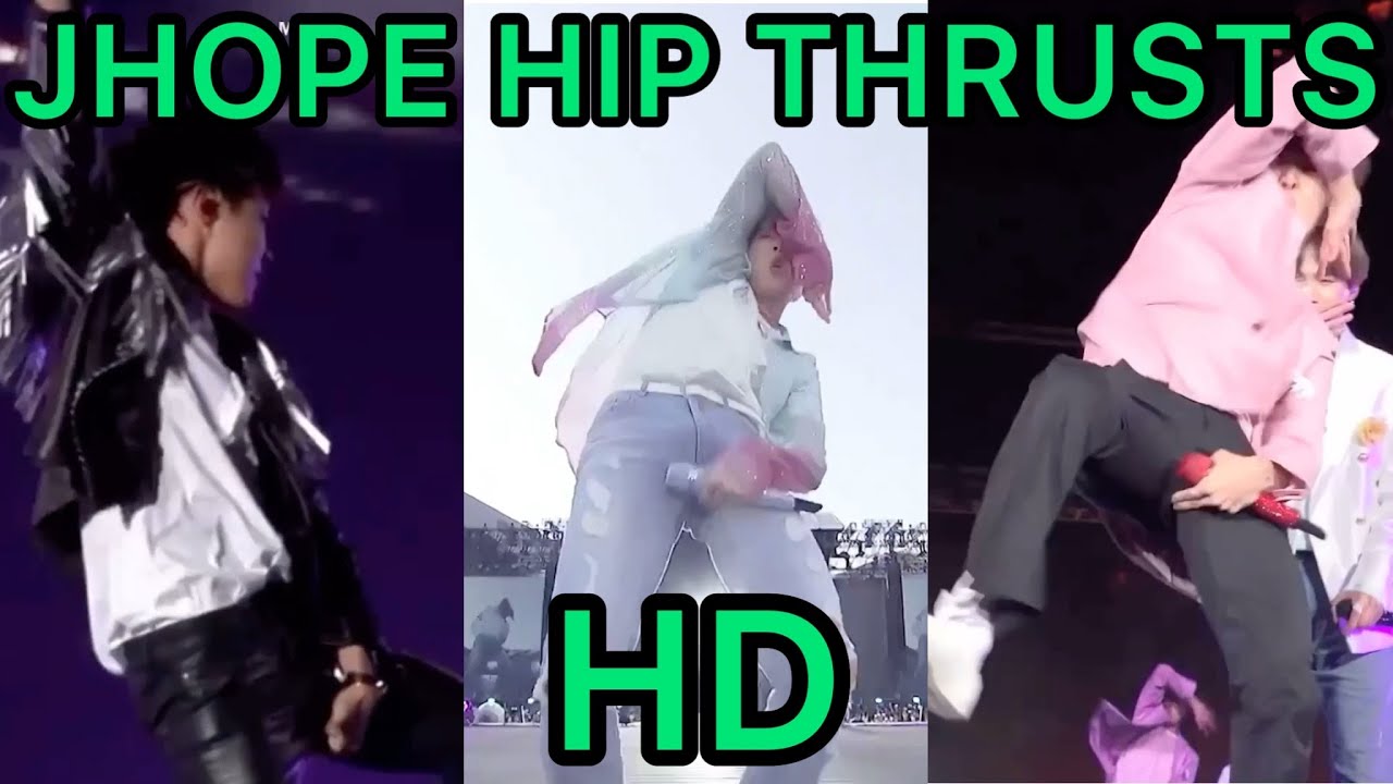 BTS JHOPE BAEPSAE/SILVER SPOON HIP THRUSTS(HD)#jhope