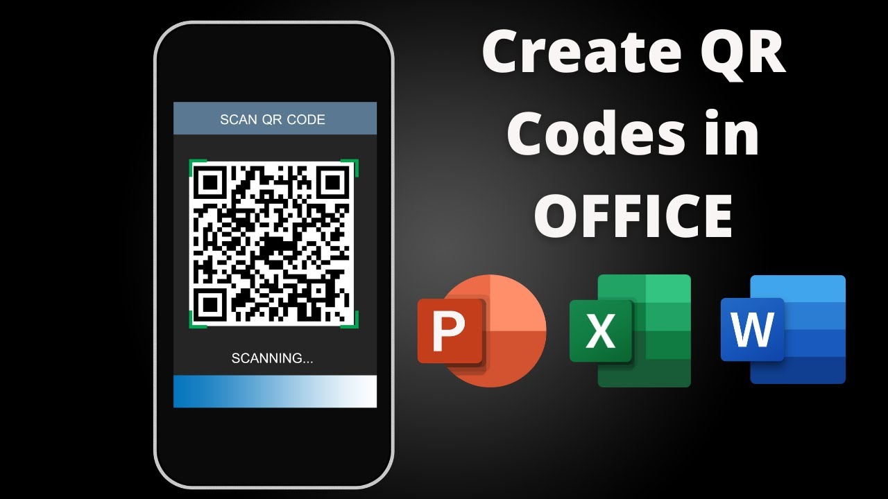 How to create a QR code into Microsoft Office | Microsoft Office Tutorial