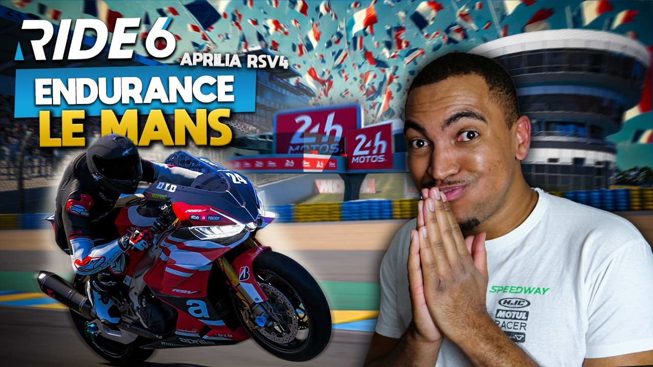 RIDE 6 - LES 24H MOTO AU MANS EN APRILIA RSV4 ! (C'est chaud !)
