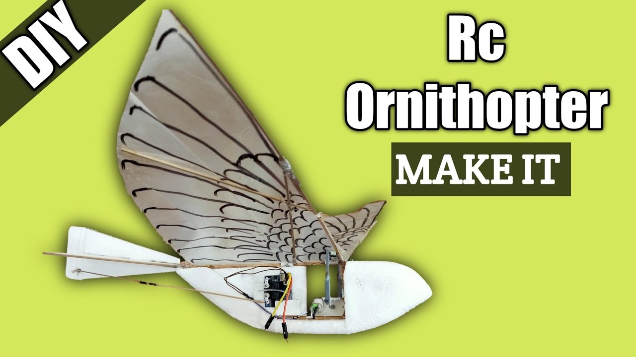 How to make rc ornithopter | homemade rc ornithopter | #ornithopter