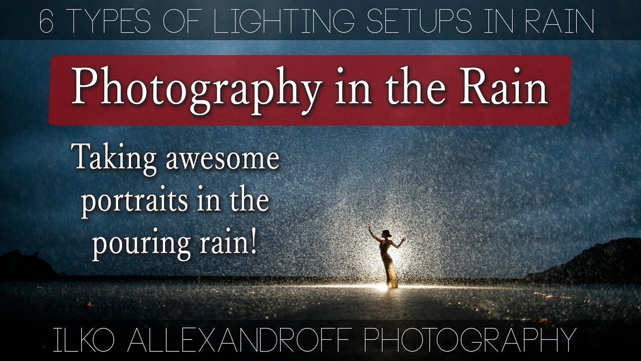 How to take awesome portraits in the rain! Tips for Photography in rainy weather and strobist setups