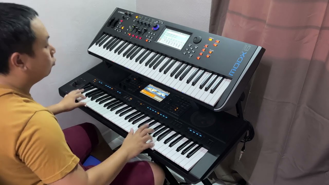 双电子琴演奏 说声对不起 (Cover by~Bu)