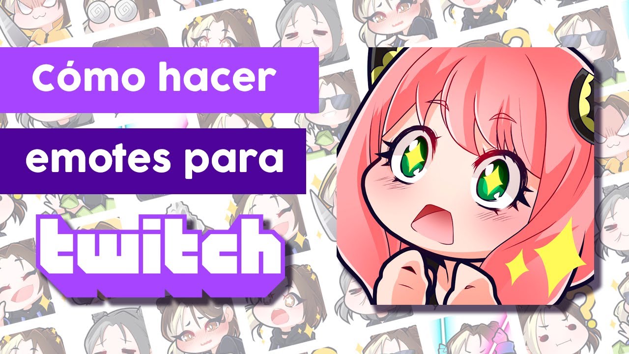 TUTORIAL DE EMOTICONES PARA TWITCH ✨ | Paso a Paso