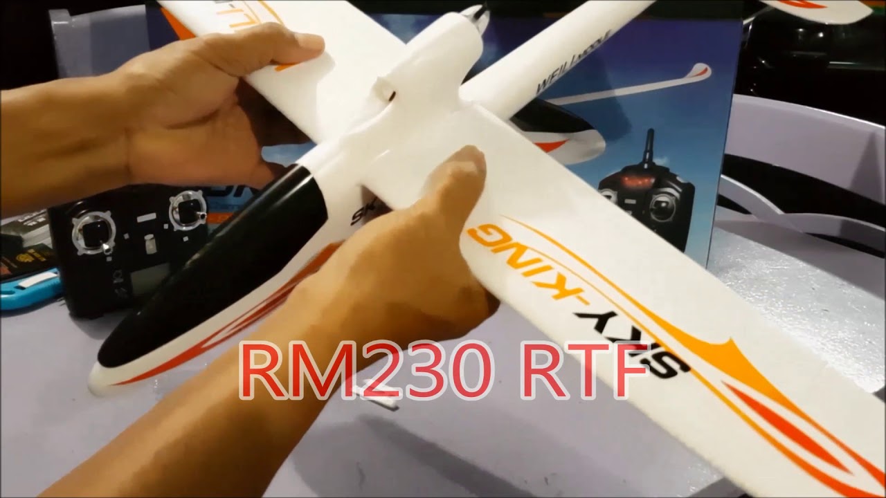 Wltoys F959 Sky King glider unboxing