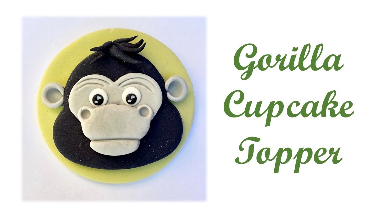 Gorilla cupcake cutter set