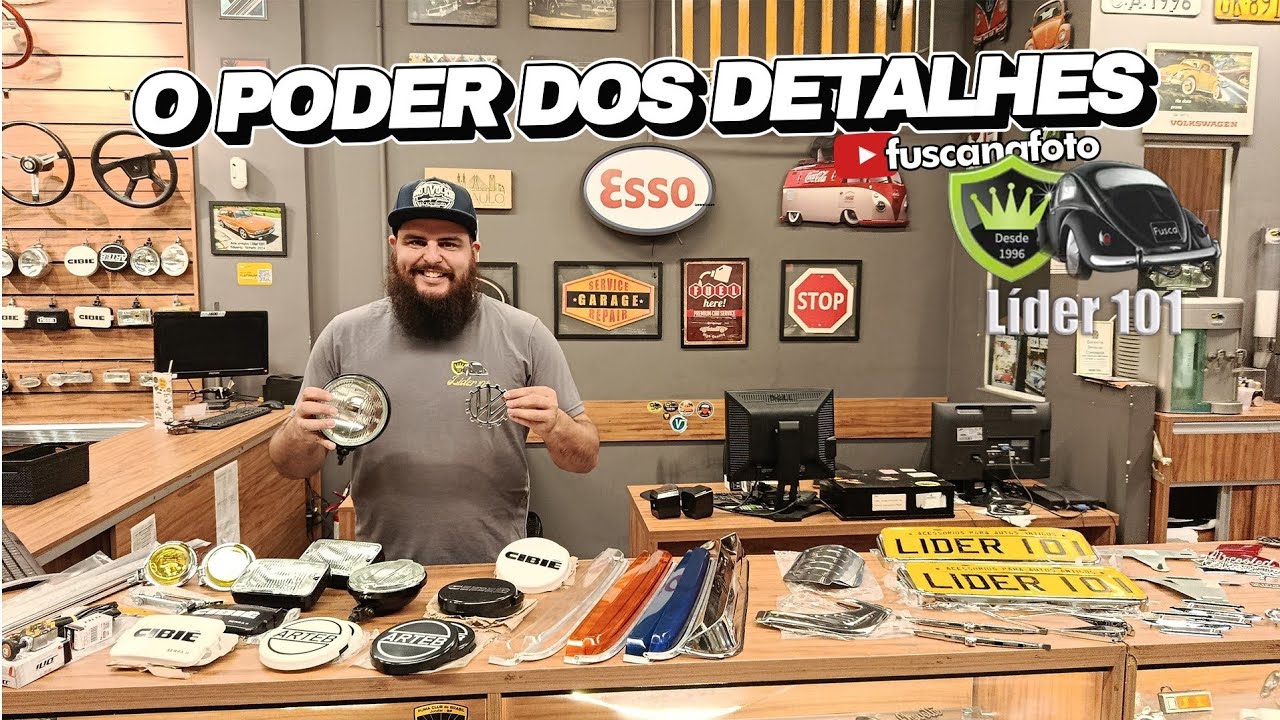 O PODER DOS DETALHES! ACESSÓRIOS EXTERNOS PARA FUSCA E DERIVADOS – ft. Líder 101 – Fusca na Foto