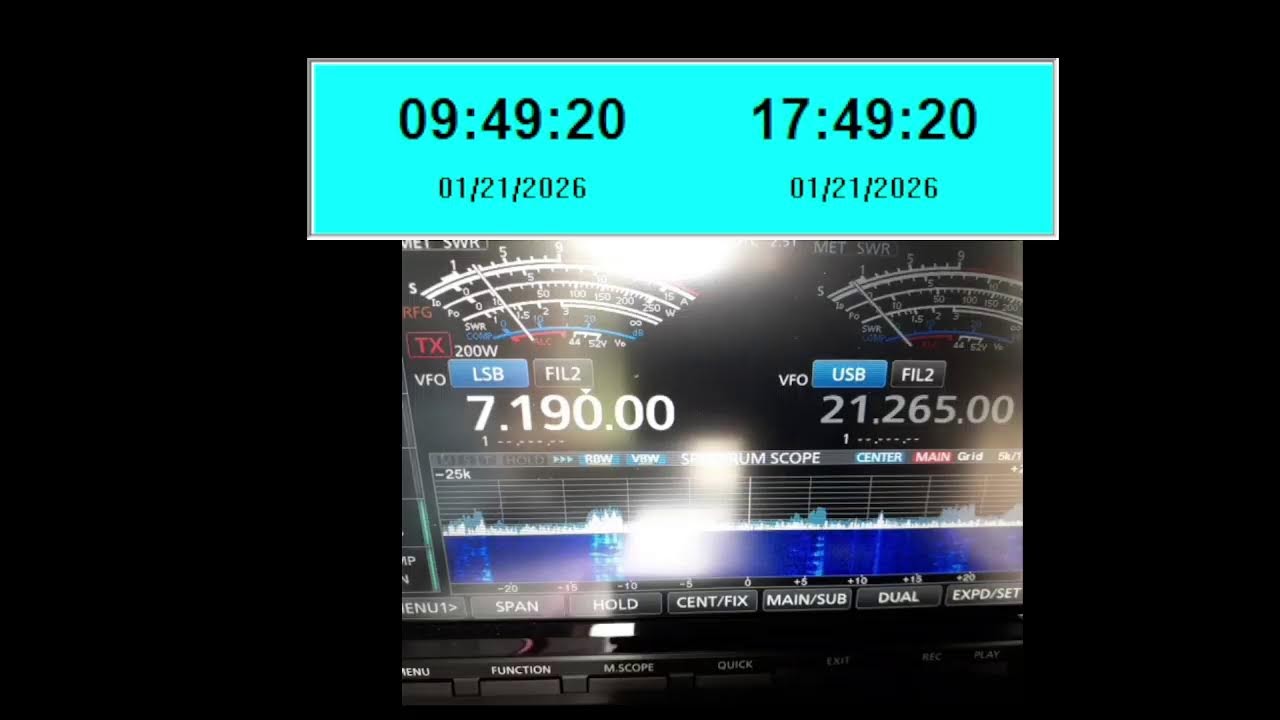 40 Meters Ham Radio Amateur Radio DM14 Southern California