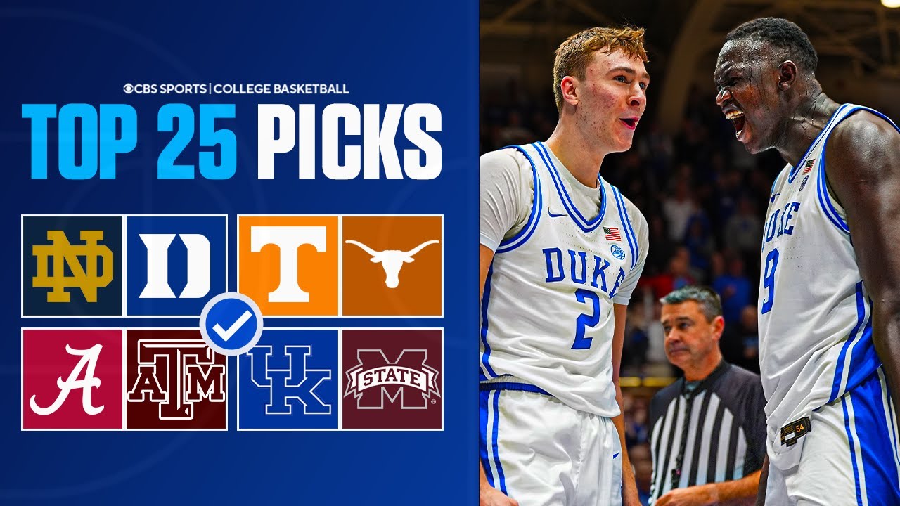 College Basketball Expert Picks & Predictions For EVERY Top 25 Game this weekend ✅