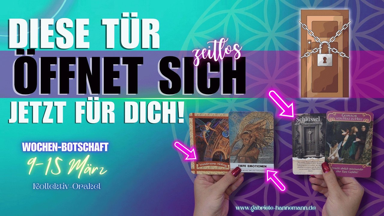 Du befreist DICH jetzt von etwas! 🕊️🔓✨💫 [WOCHEN-BOTSCHAFT 09-15 März 2026]