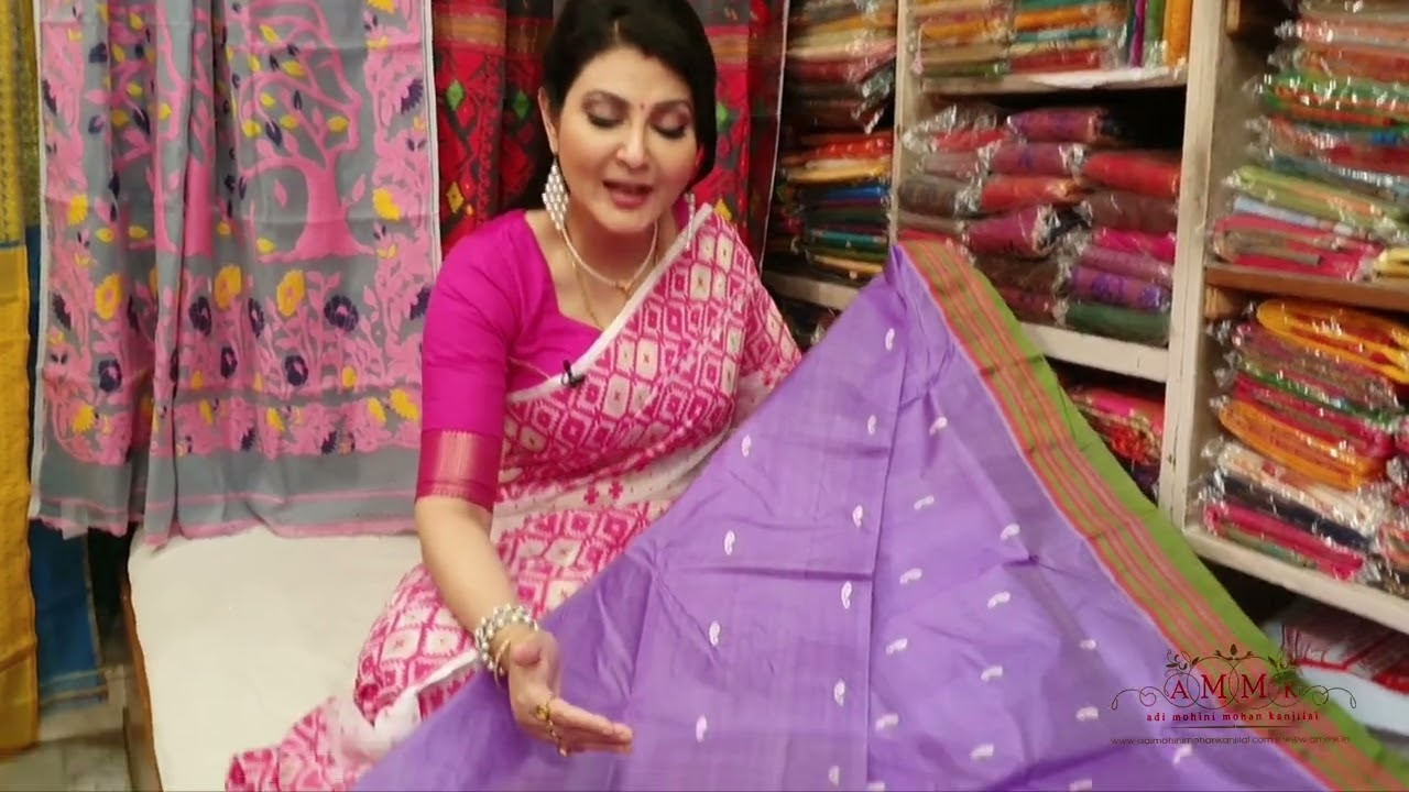 Today's Episode on Different Type of Jamdani on Silk & Cotton by Swarnali Kanjilal